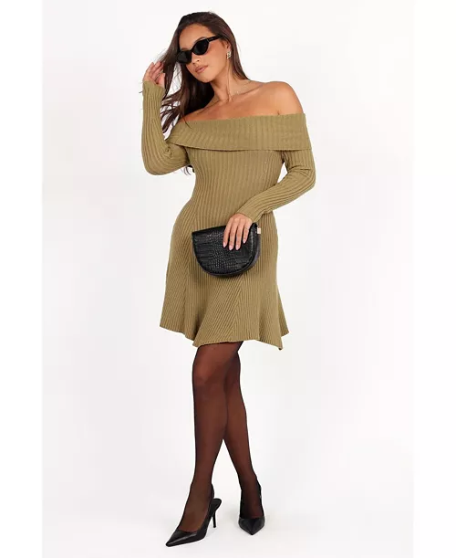 women's francisco long sleeve mini dress