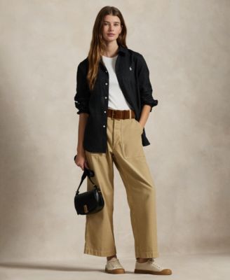 Women's Classic-Fit 100% Linen Shirt