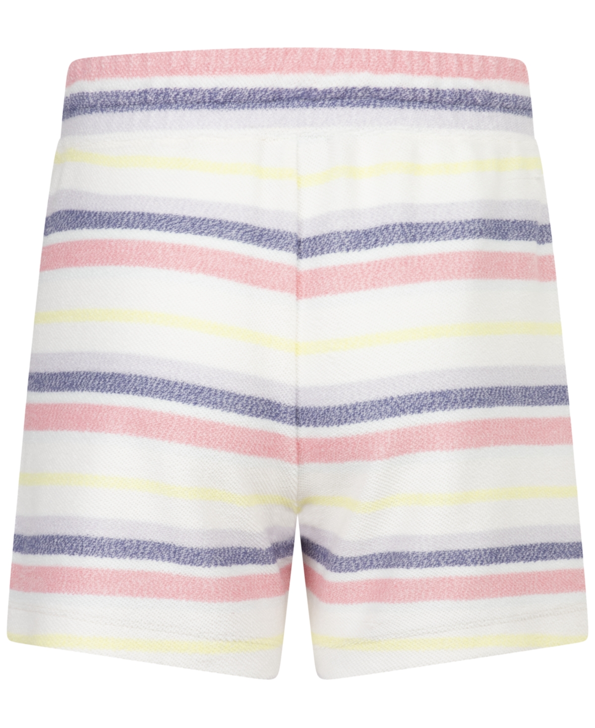 Shop Hurley Big Girls Striped Beach Shorts In Marshmallow