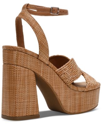 Waylan Raffia Platform Dress Sandals