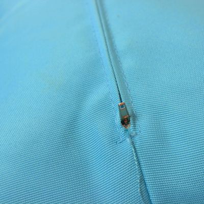 Indoor/Outdoor Polyester Replacement Julia Hanging Egg Chair Cushion with Headrest - Blue - 2pc