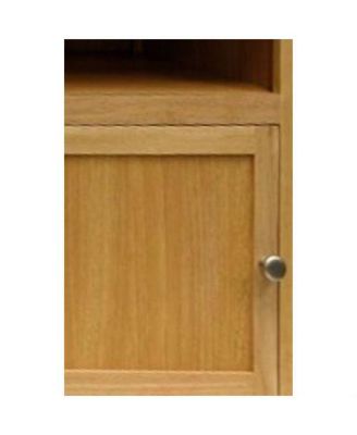 Simple End Table Nightsatnd Accent Table in Wood Finish