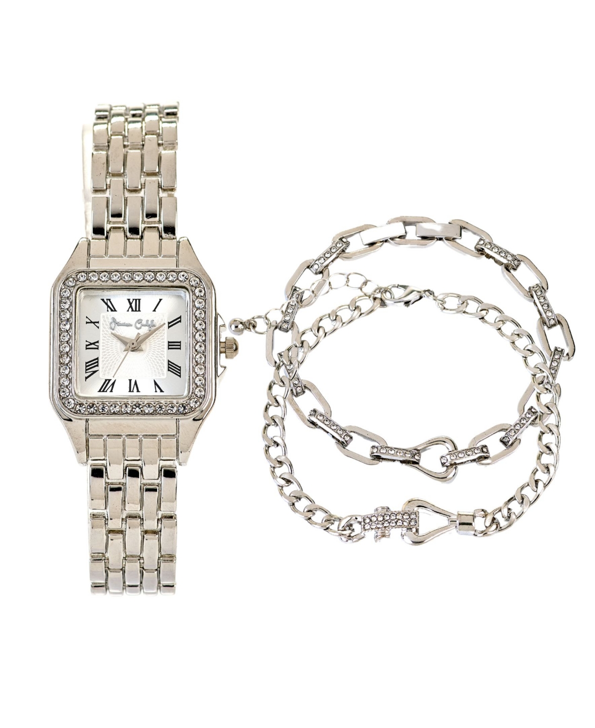 Women's Silver Tone Metal Alloy Analog Watch, 26mm - Silver Tone