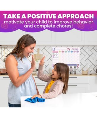 Reward Magnetic Behavior Chore Chart for Kids at Home
