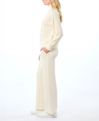 Women's Mockneck Modal Top & Wide Leg Pant