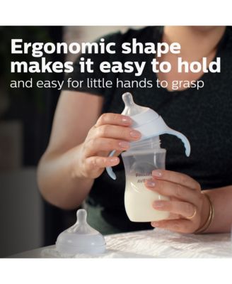 Natural Baby Bottle With Natural Response Nipple, Clear, 9oz, 4pk