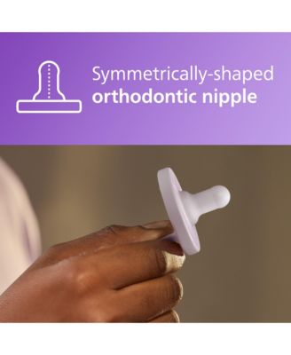 Soothie 0-3m, fresh lilac/pastel pink, 8 pack