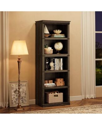 Farmhouse Book Shelf with Storage