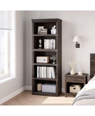 Farmhouse Book Shelf with Storage