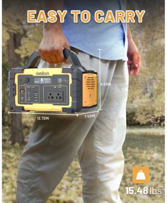 600W Portable Power Station with 200W Solar Panel