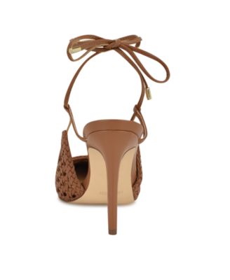 Women's Fessla Woven Tie-Up High Stiletto Pumps
