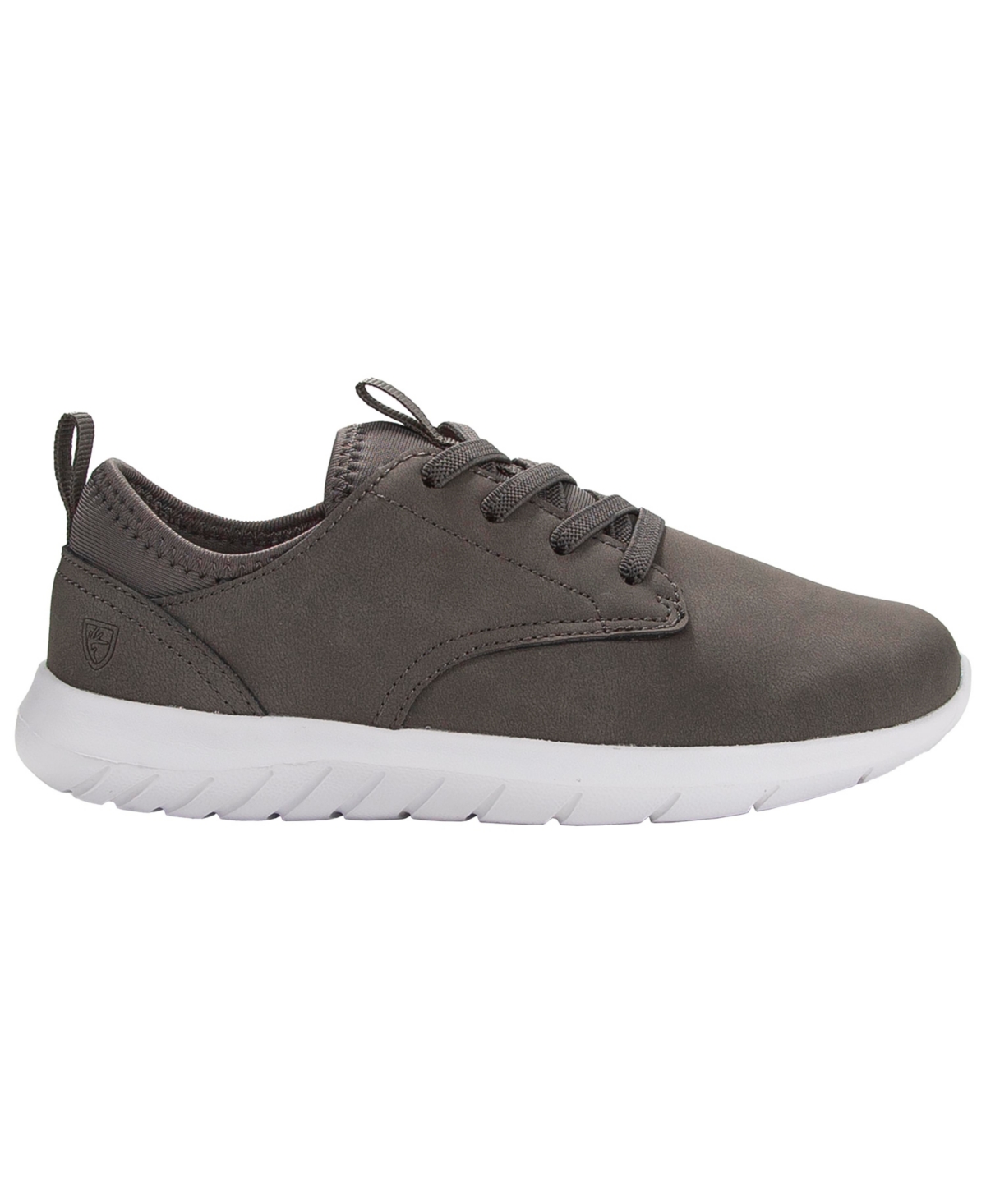 Deer Stags Little Boys Cal Junior Bungee Lace Dress Oxford Shoe In Gray