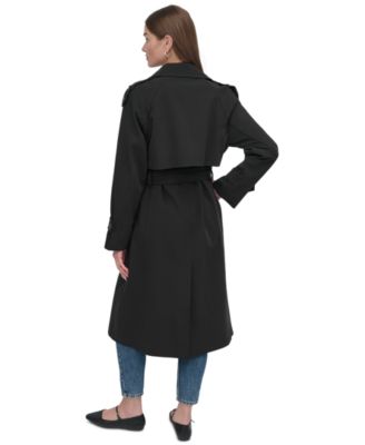 Women's Belted Double-Breasted Trench Coat