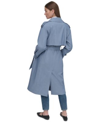 Women's Belted Double-Breasted Trench Coat