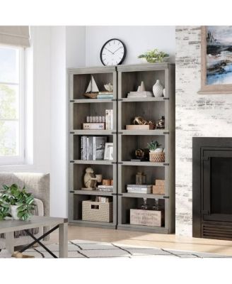 Farmhouse Book Shelf with Storage