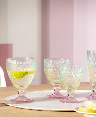 Boston Red Wine Glasses, Set of 4 