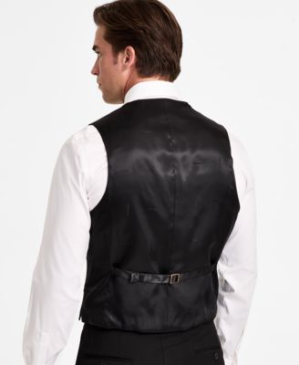 Men's Slim-Fit Wool-Blend Tuxedo Vest