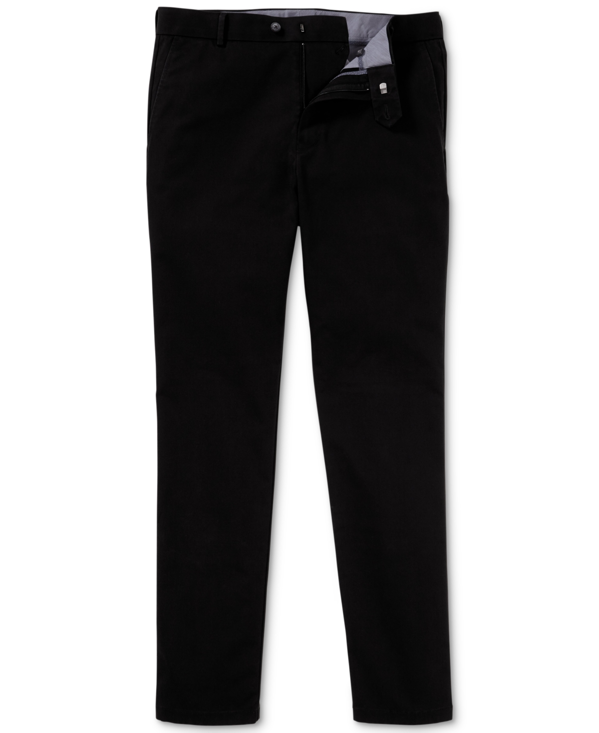 Charles Tyrwhitt Ultimate Non-iron Cotton Chino Pants In Black
