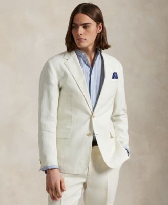 Men's Polo Soft Modern Linen Suit Jacket
