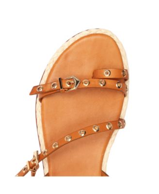 Women's Annete Round Toe Flat Sandals