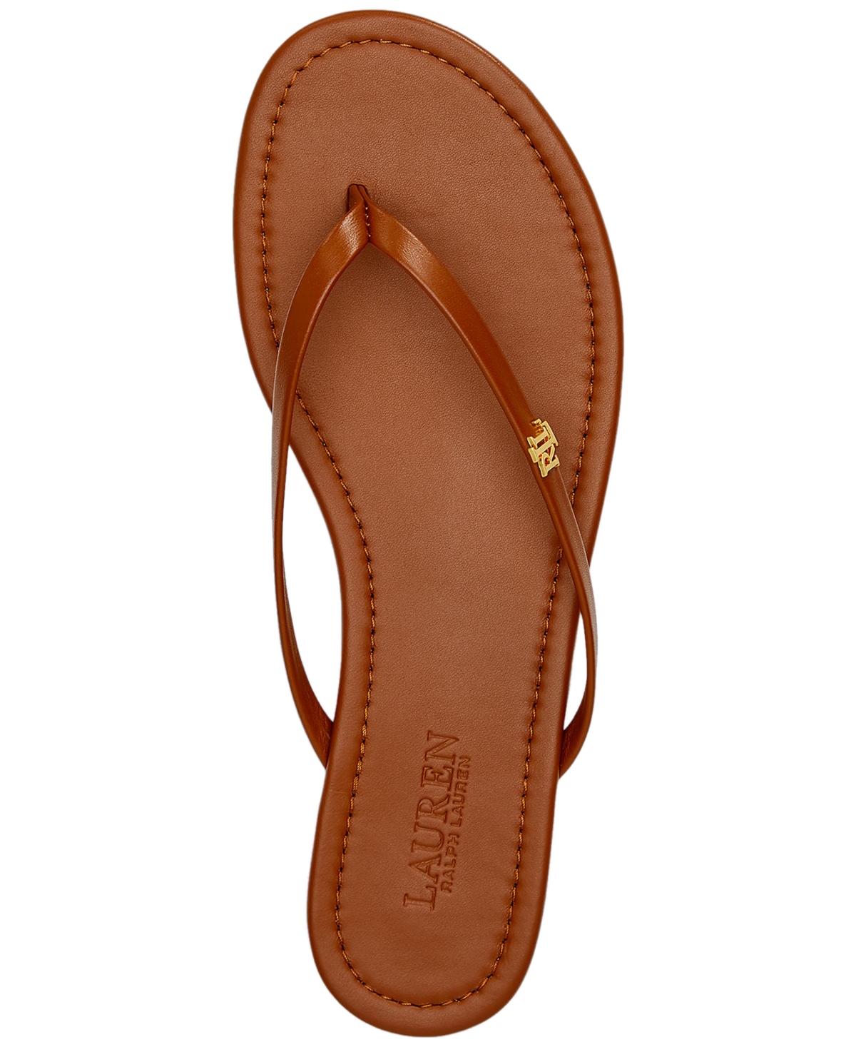 Ralph Lauren Women's Raquel Flip Flop Sandals In Lauren Tan