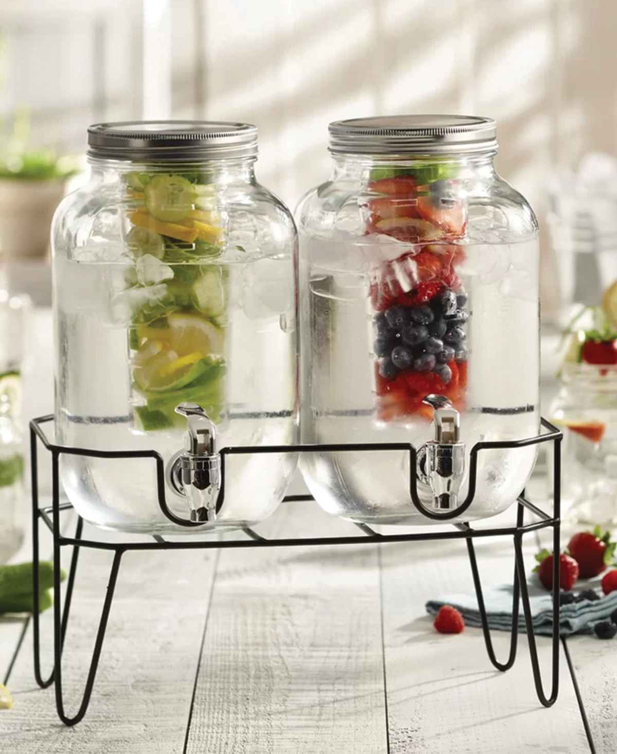 Style Setter Clifford Dispensers With Infuser Stand, Set Of 2 In No Color