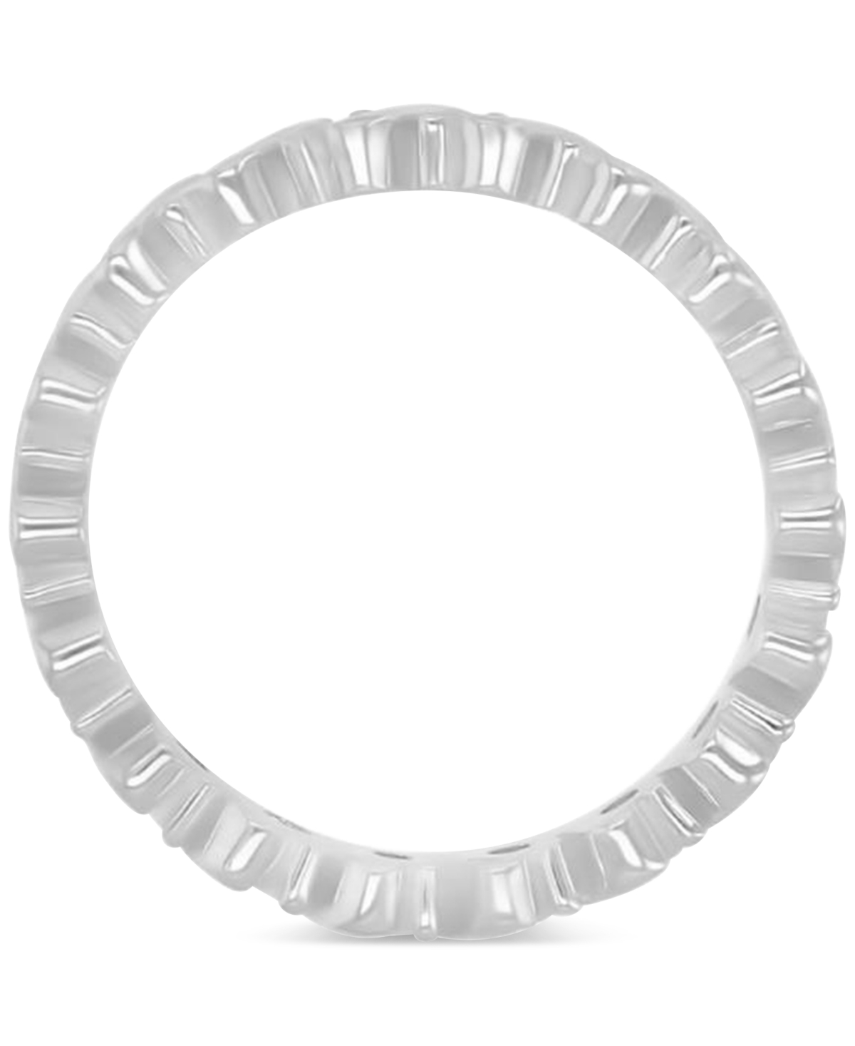 Cubic Zirconia Stack Ring (1-3/4 ct. t.w.) in Sterling Silver - Silver