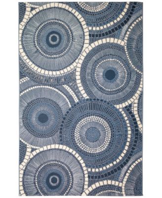 Liora Manne' - Marina Circles 6'6"x9'4" Area Rug