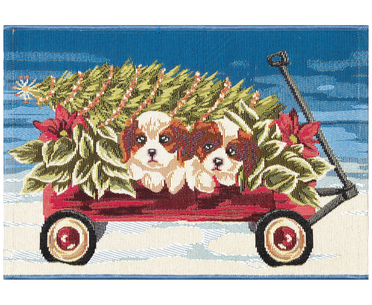 Liora Manne Esencia Wagon Wonderland 2'5"x3'11" Area Rug In Blue
