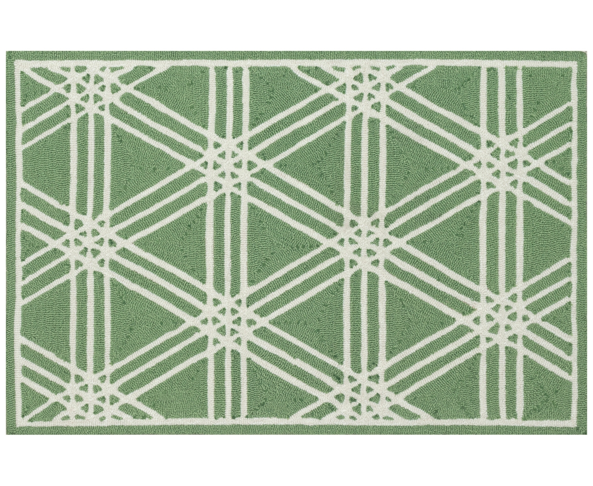 Liora Manne Capri Hex 2'x3' Area Rug In Green