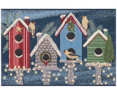 Liora Manne' - Esencia Birdhouse Holiday Rug Collection