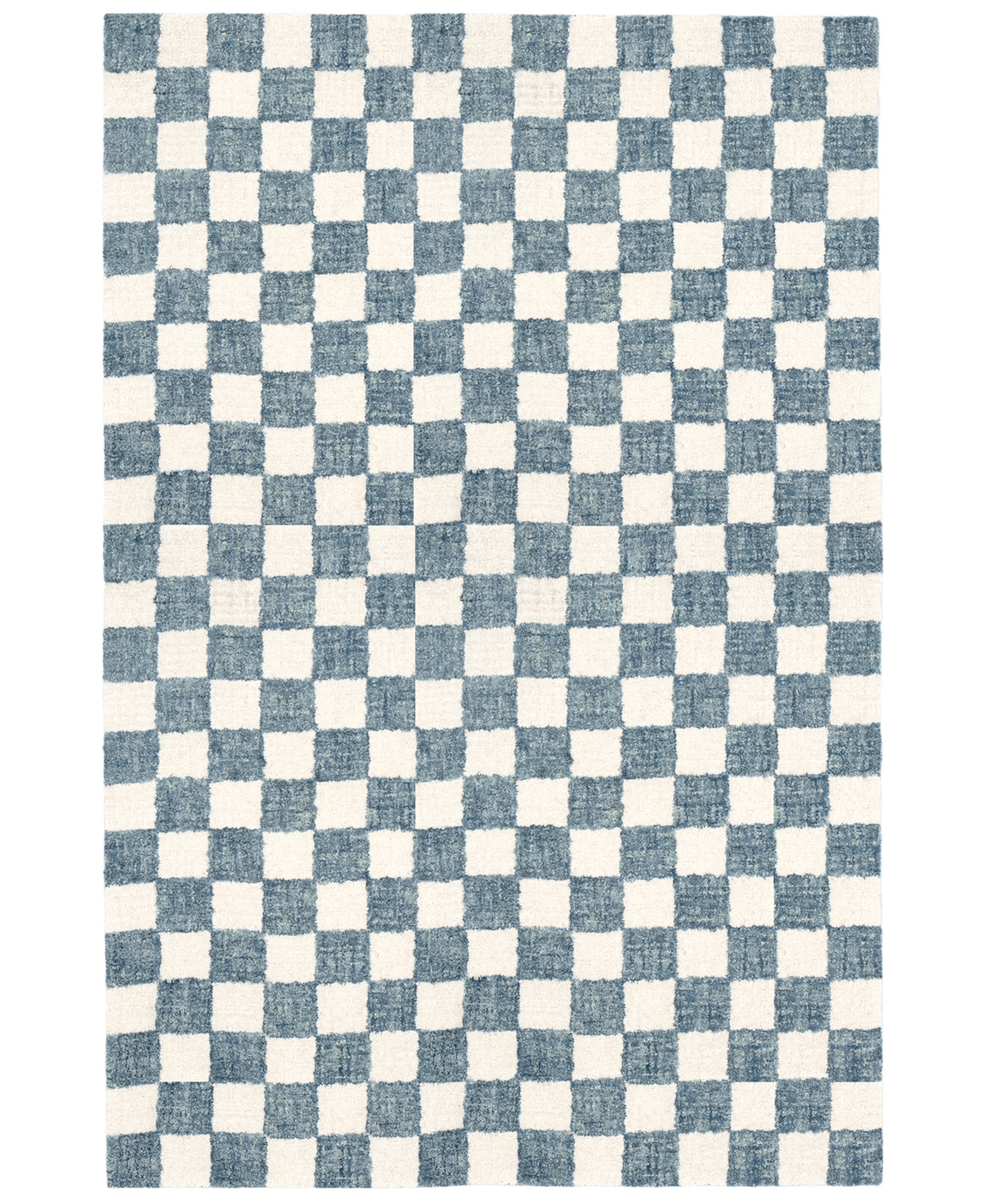 Liora Manne Savannah Checkerboard 8'3"x11'6" Area Rug In Blue