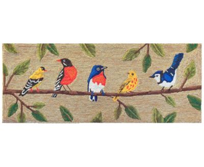 Liora Manne' - Frontporch Birds on a Branch Rug Collection