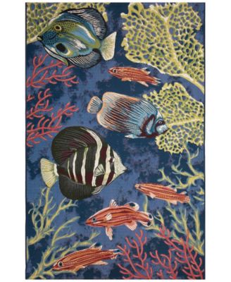 Liora Manne' - Marina Fish 6'6"x9'4" Area Rug