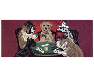 Liora Manne' - Frontporch Poker Pups Rug Collection
