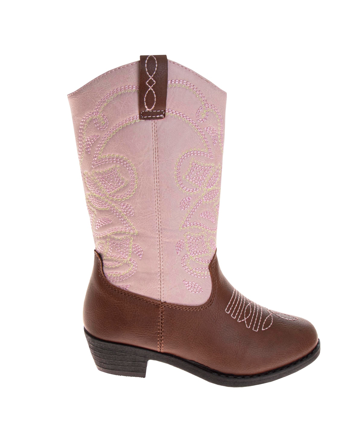 KENSIE GIRL LITTLE KIDS EMBROIDERED COWGIRL BOOTS 