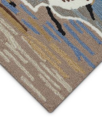Frontporch Sandpipers 2'x5' Runner Area Rug
