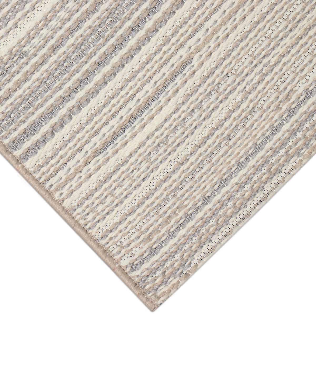 Liora Manne Miranda Tweed Stripe 2'x2'10" Area Rug