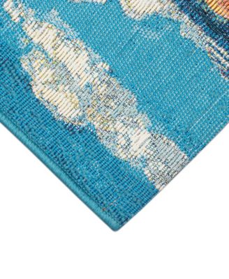 Liora Manne Esencia Dog Beach Rug Collection In Ocean