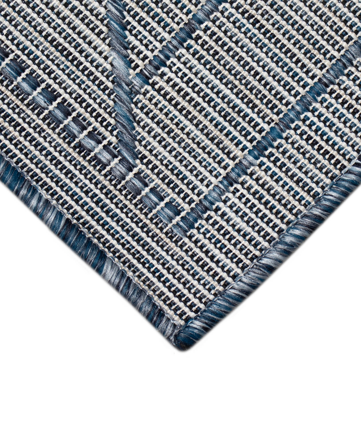 Liora Manne Carmel Pyramid 4'10"x7'6" Area Rug In Navy