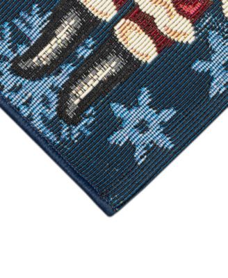 Liora Manne Esencia Nutcracker Sweet Rug Collection In Navy