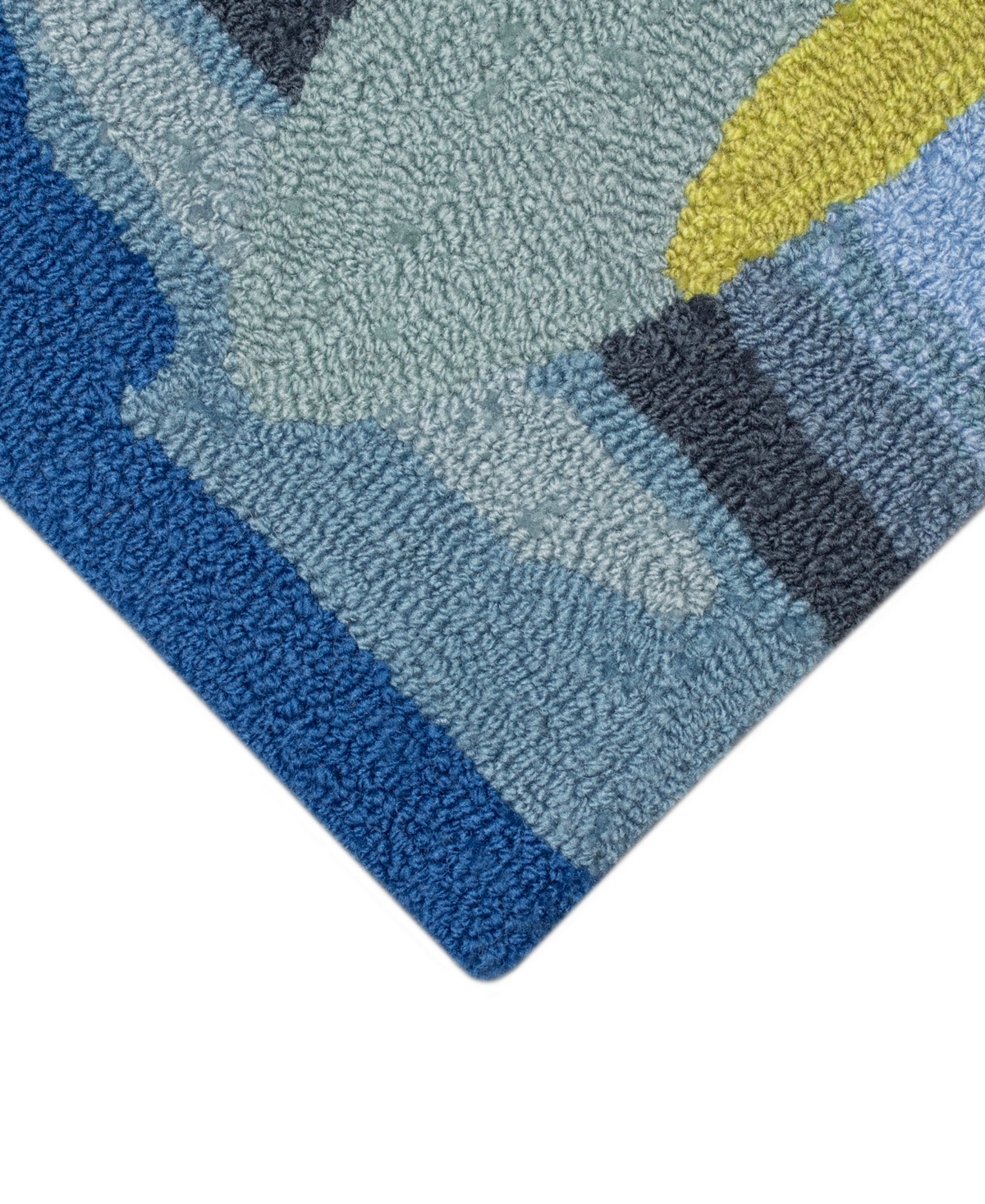 Liora Manne Frontporch Surf Break 2'x5' Runner Area Rug In Ocean
