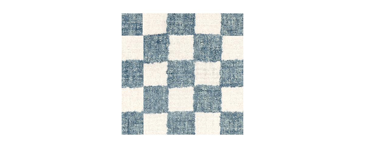 Liora Manne Savannah Checkerboard 8'3"x11'6" Area Rug In Blue