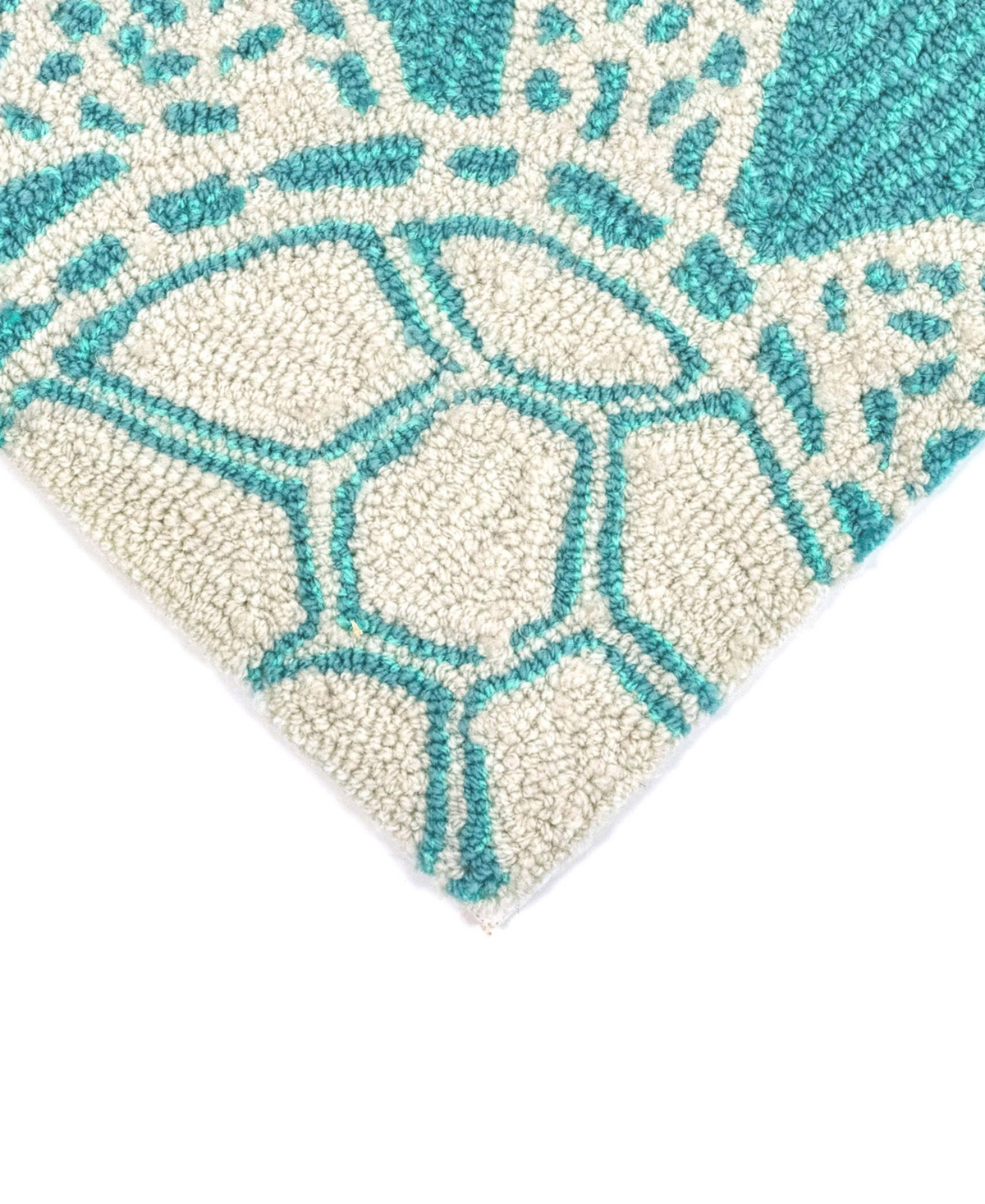 Liora Manne Capri Turtle Area Rug, 1'8 X 2'6 In Aqua