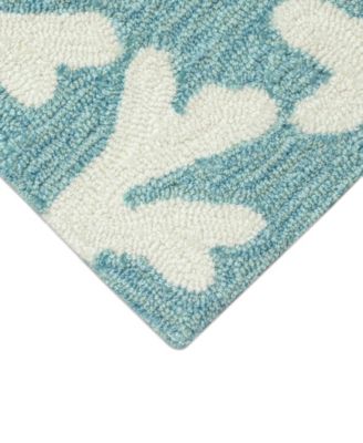 Capri Coral Border Rug Collection