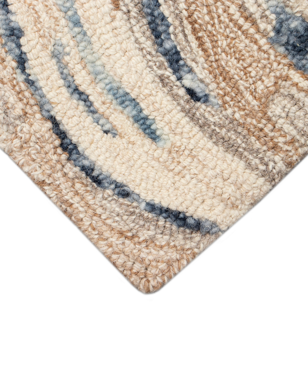 Liora Manne Savoy Big Wave 2'x7'6" Runner Area Rug In Blue