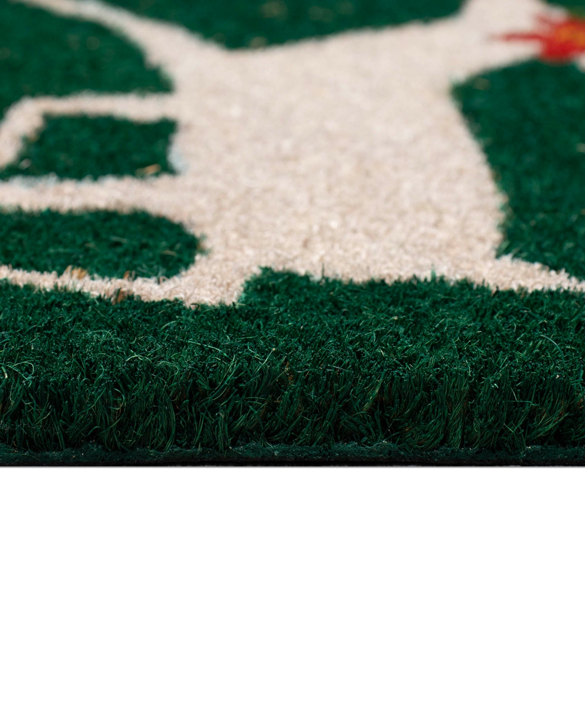 Liora Manne Natura Christmas Is Here 1'6"x2'6" Area Rug In Jade