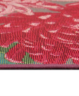 Liora Manne Esencia Mums Rug Collection In Fuchsia