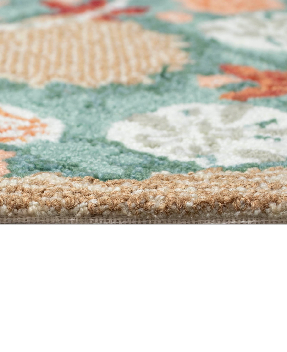 Liora Manne Frontporch Joyous Wreath 2'x3' Area Rug In Tan