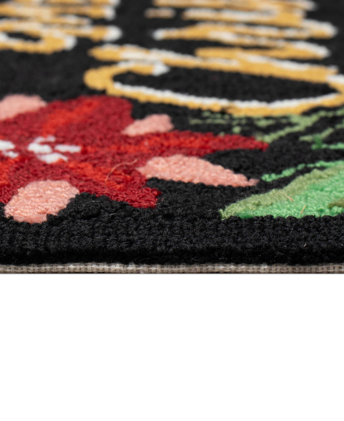 Liora Manne Frontporch Merry Christmas Area Rug, 2'6 X 4' In Black
